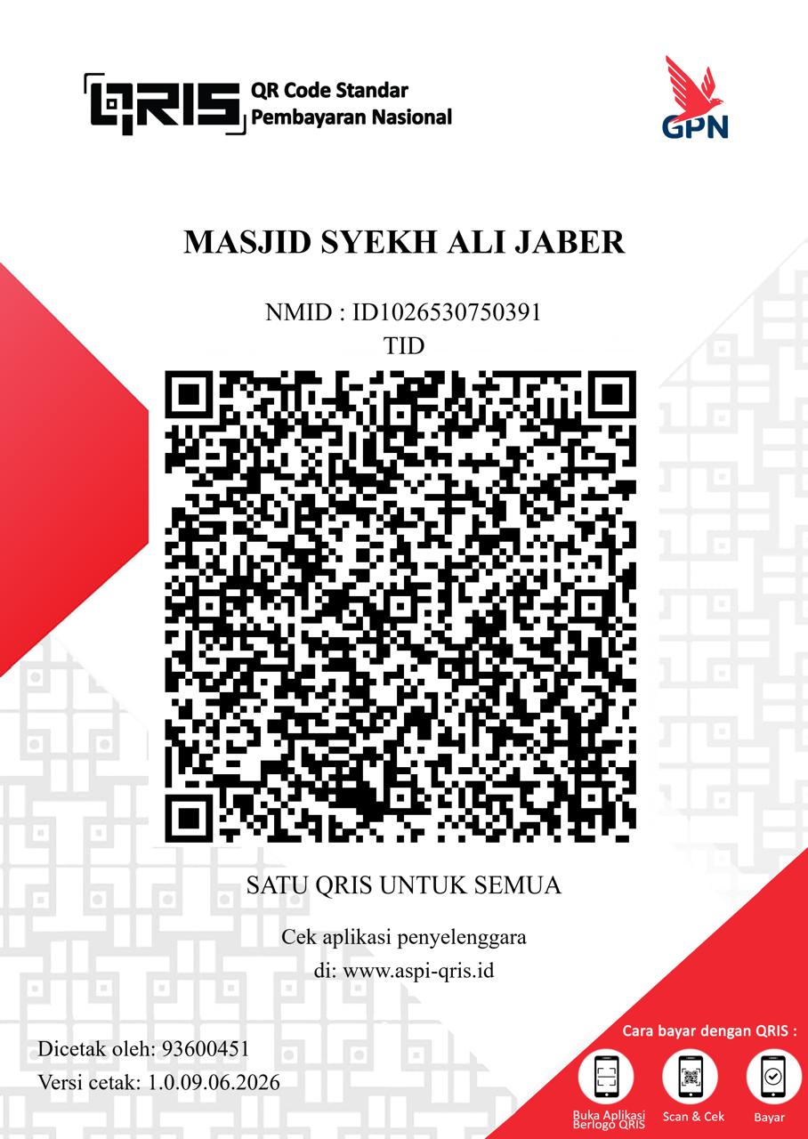 QRIS Berkah Jumat Yayasan Syekh Ali Jaber
